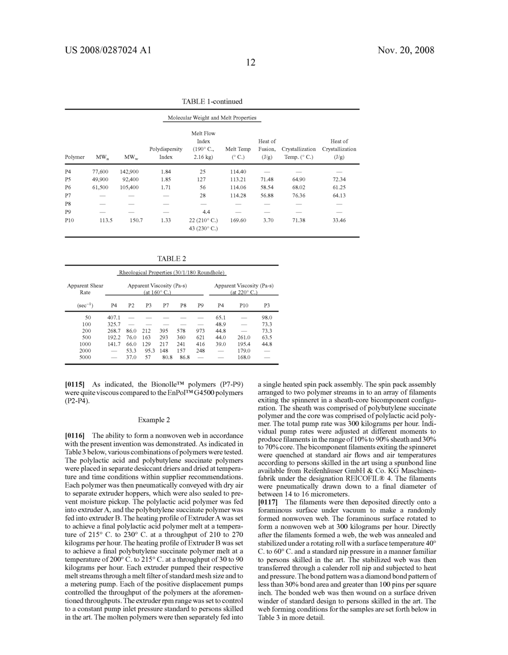 Biodegradable Continuous Filament Web - diagram, schematic, and image 20