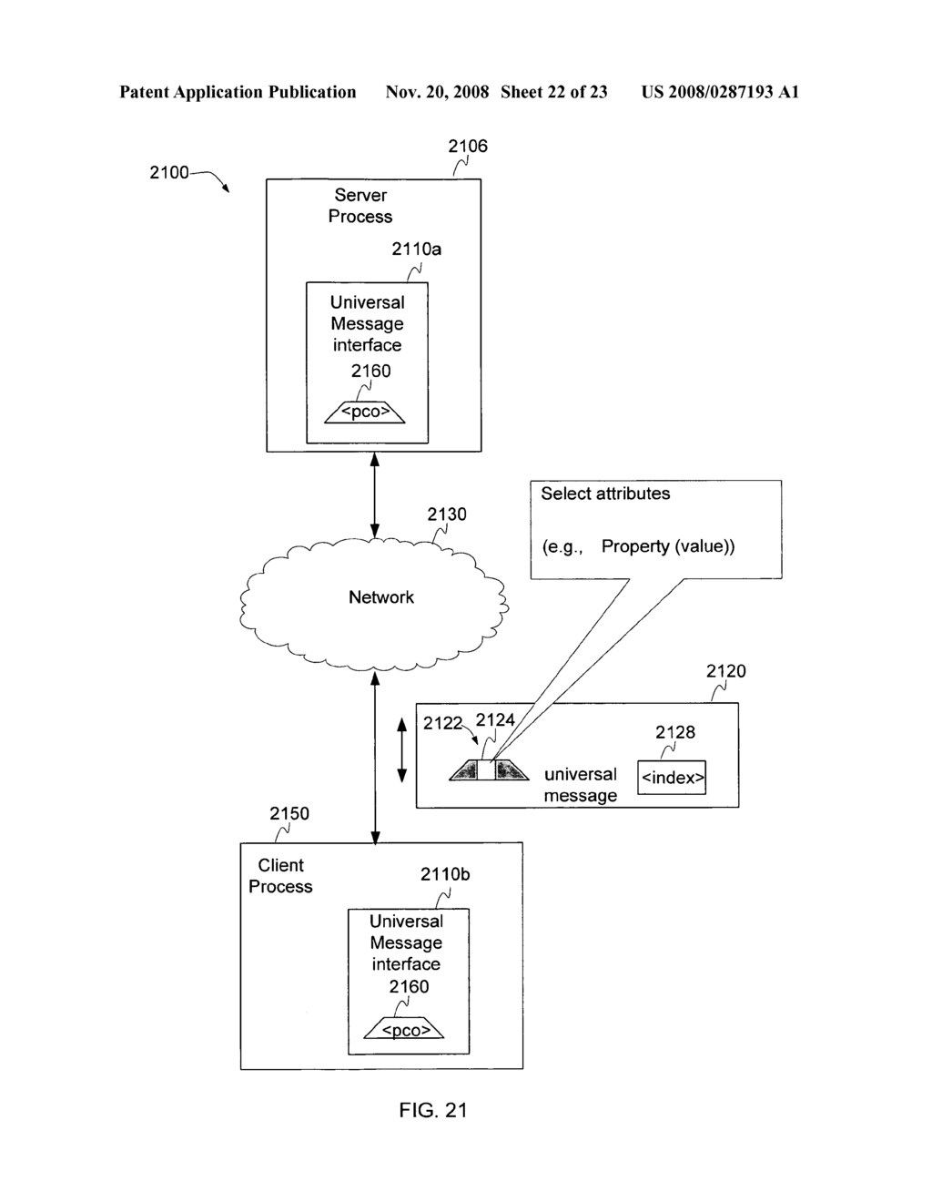 Distributed network architecture for introducing dynamic content into a synthetic environment - diagram, schematic, and image 23