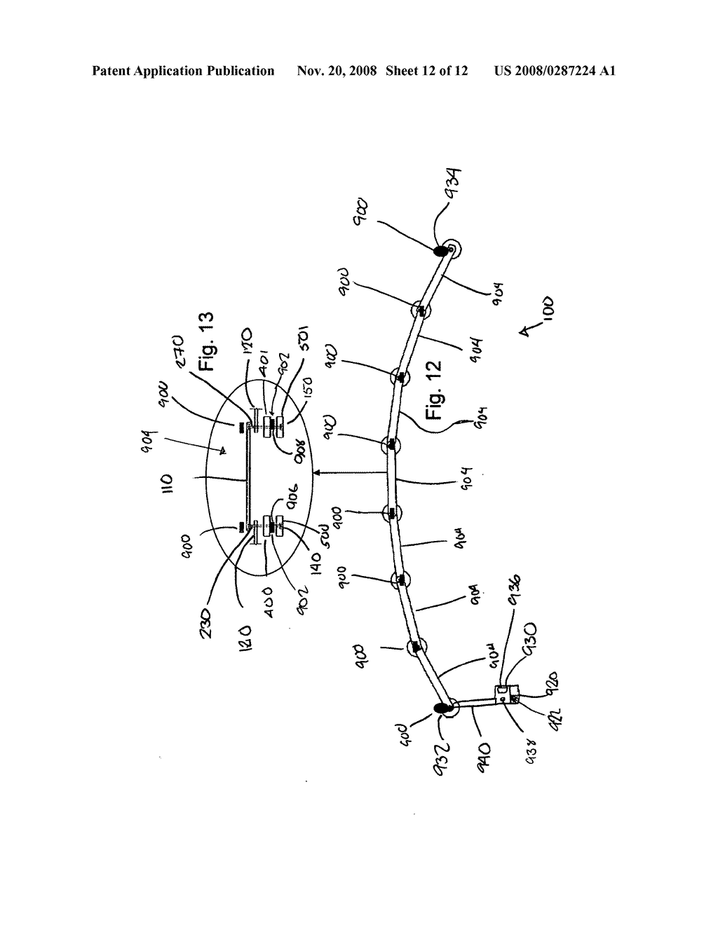 Hockey Stick-Handling Device with Sensor and Effects - diagram, schematic, and image 13