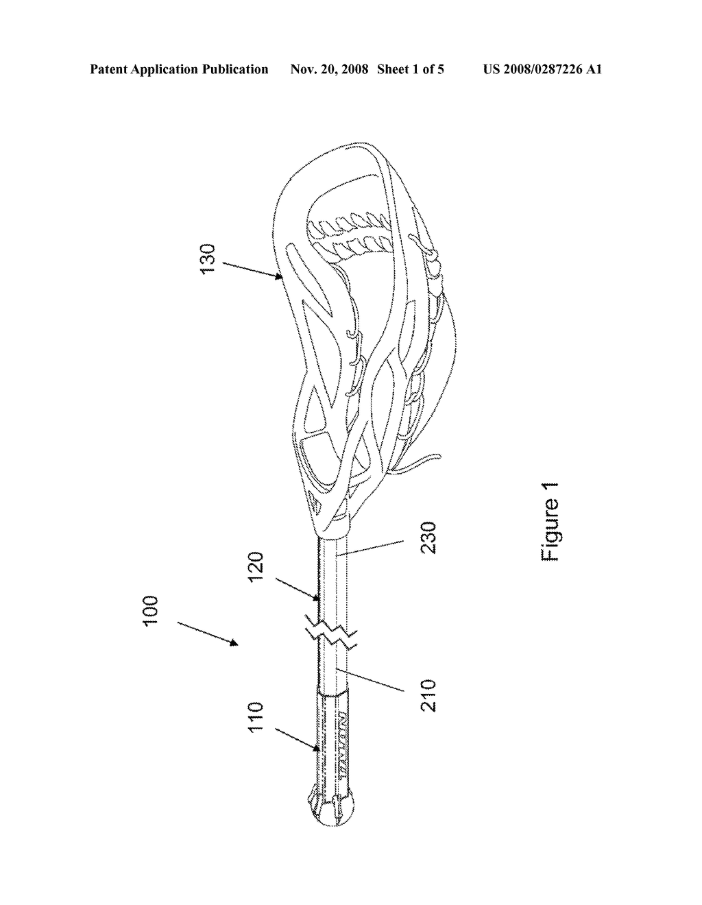 STRUCTURED LACROSSE STICK - diagram, schematic, and image 02