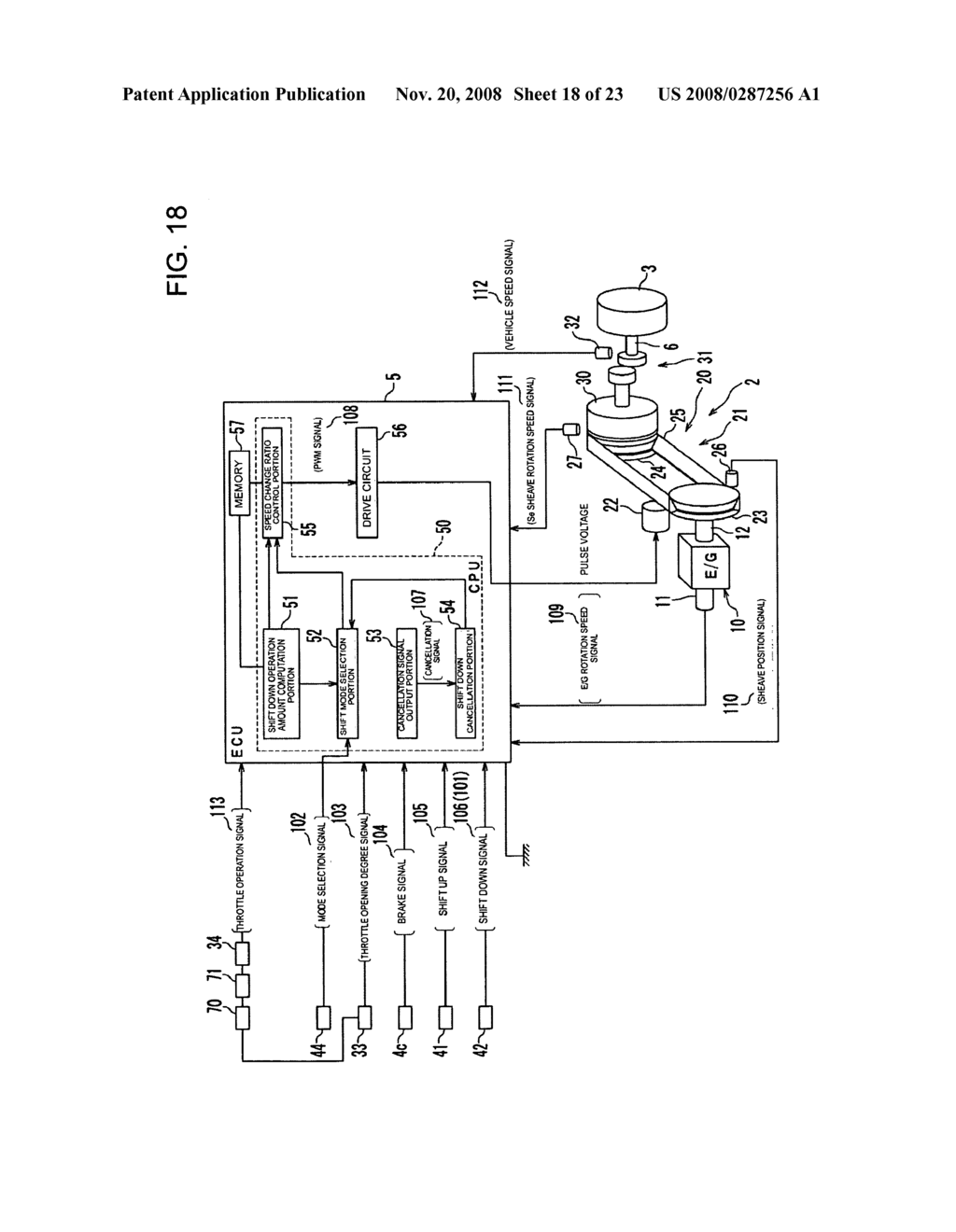 CONTROL DEVICE OF STRADDLE-TYPE VEHICLE, TRANSMISSION, AND STRADDLE-TYPE VEHICLE - diagram, schematic, and image 19