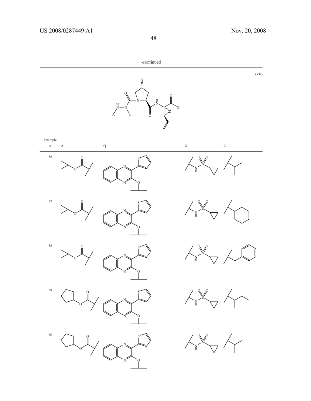 AZA-TRIPEPTIDE HEPATITIS C SERINE PROTEASE INHIBITORS - diagram, schematic, and image 49