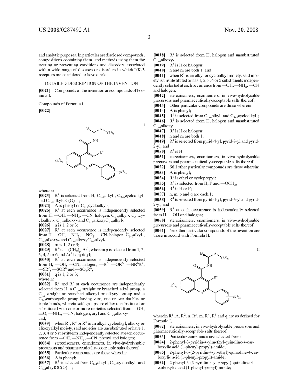 Alkylpyridyl Quinolines as Nk3 Receptor Modulators - diagram, schematic, and image 03