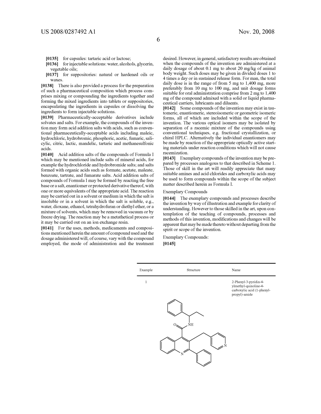 Alkylpyridyl Quinolines as Nk3 Receptor Modulators - diagram, schematic, and image 07