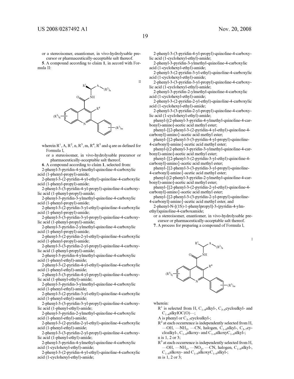 Alkylpyridyl Quinolines as Nk3 Receptor Modulators - diagram, schematic, and image 20