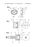 Dispensing Assembly Including a Syringe or Cartridge, a Closing Cap, and a Mixer diagram and image