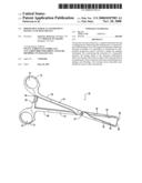 Disposable surgical instrument having a locking device diagram and image