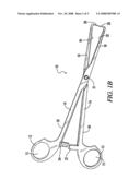 Disposable surgical instrument having a locking device diagram and image