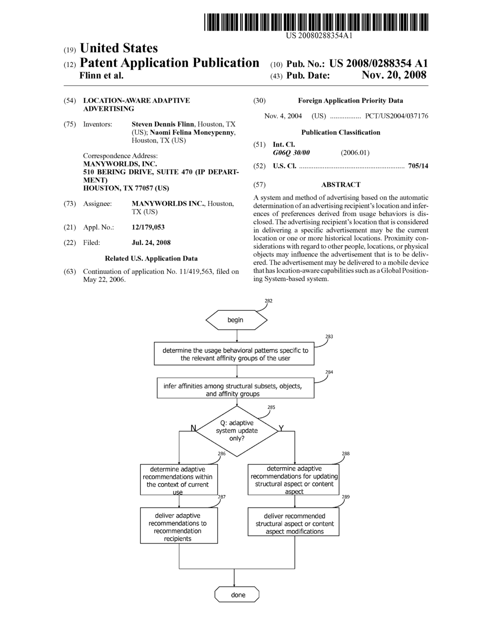 Location-Aware Adaptive Advertising - diagram, schematic, and image 01