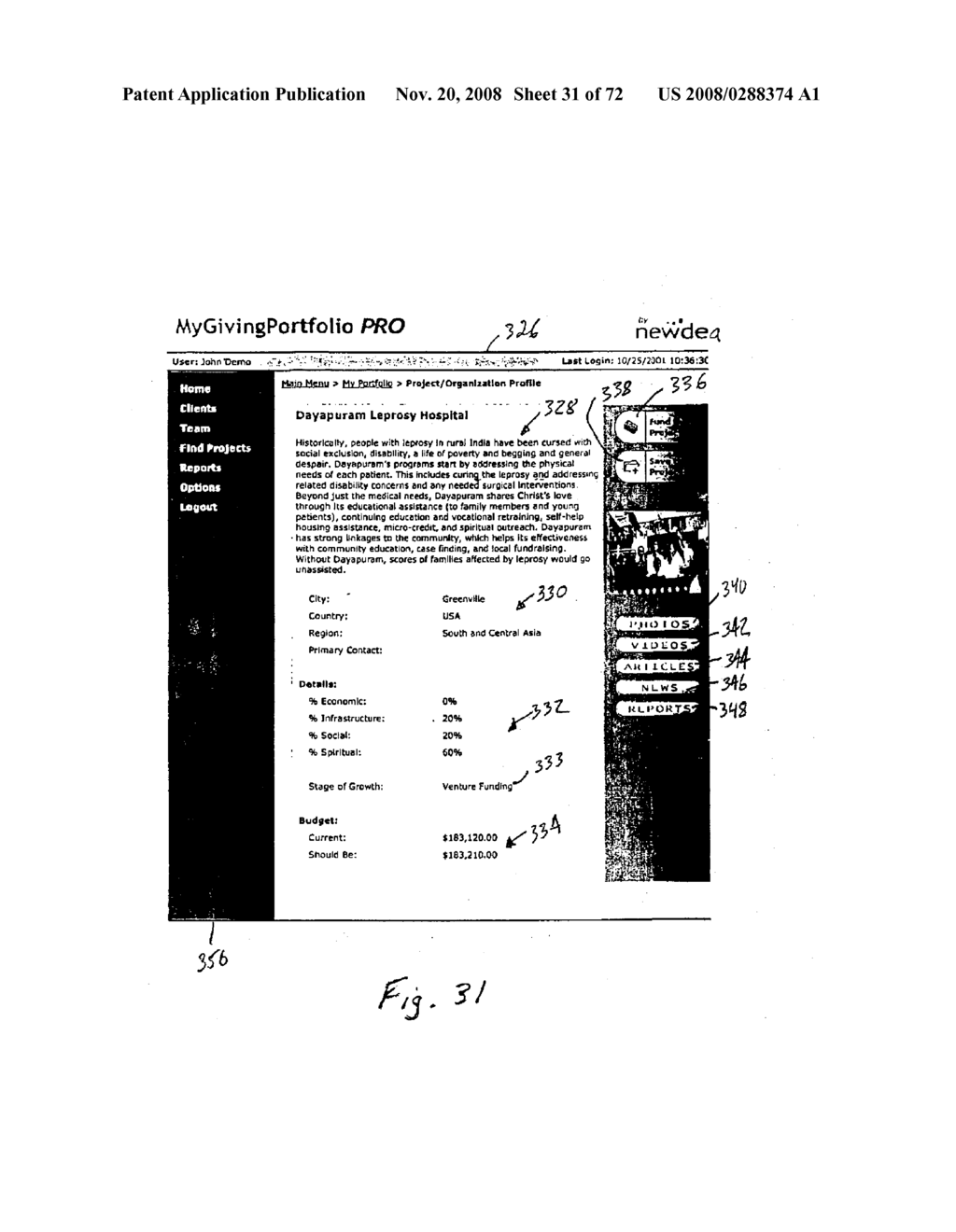 PHILANTHROPY MANAGEMENT APPARATUS, SYSTEM, AND METHODS OF USE AND DOING BUSINESS - diagram, schematic, and image 32