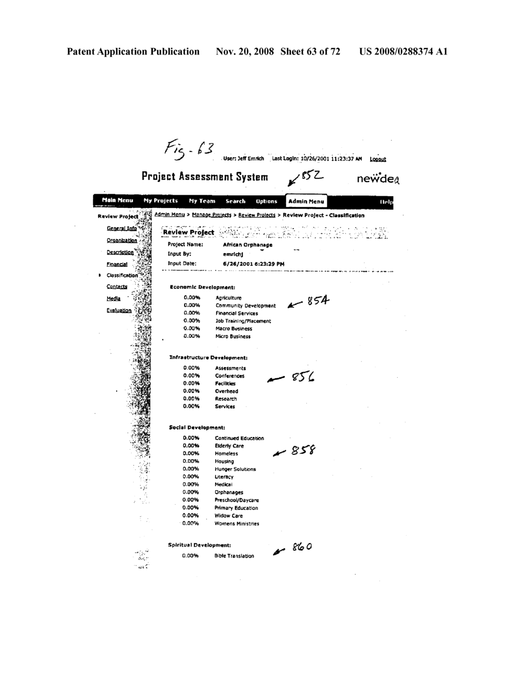 PHILANTHROPY MANAGEMENT APPARATUS, SYSTEM, AND METHODS OF USE AND DOING BUSINESS - diagram, schematic, and image 64