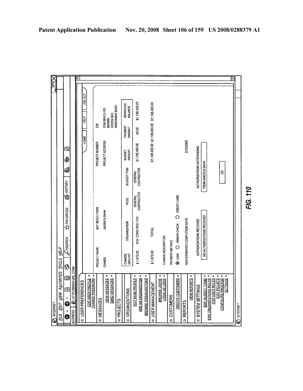 Construction payment management system and method with automated electronic document generation features - diagram, schematic, and image 107