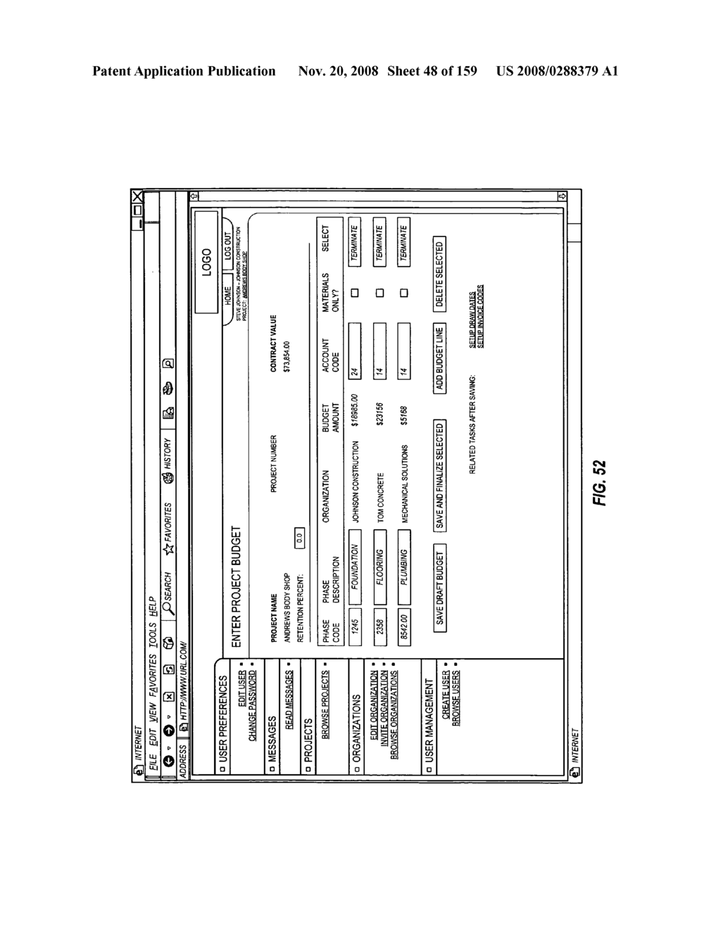 Construction payment management system and method with automated electronic document generation features - diagram, schematic, and image 49