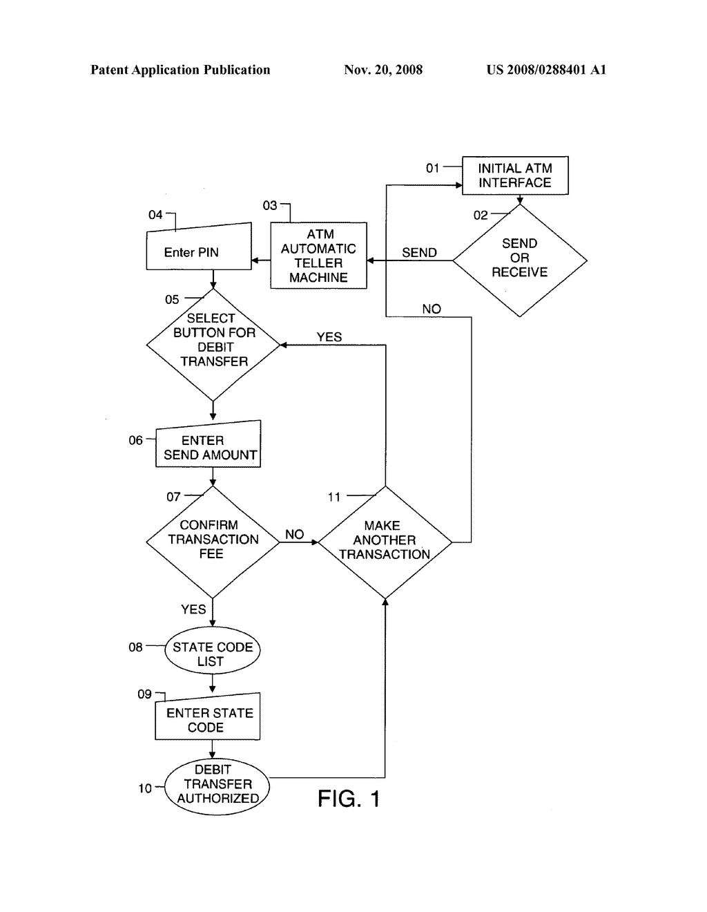 Commercial self-service electronic cash transfer transaction system 