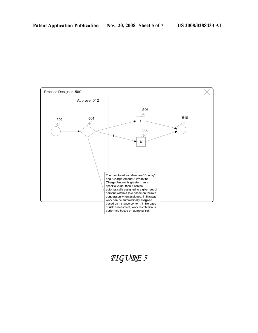 System and Method for Employing Decision Activities for Providing Inferences in a Process Execution Environment - diagram, schematic, and image 06