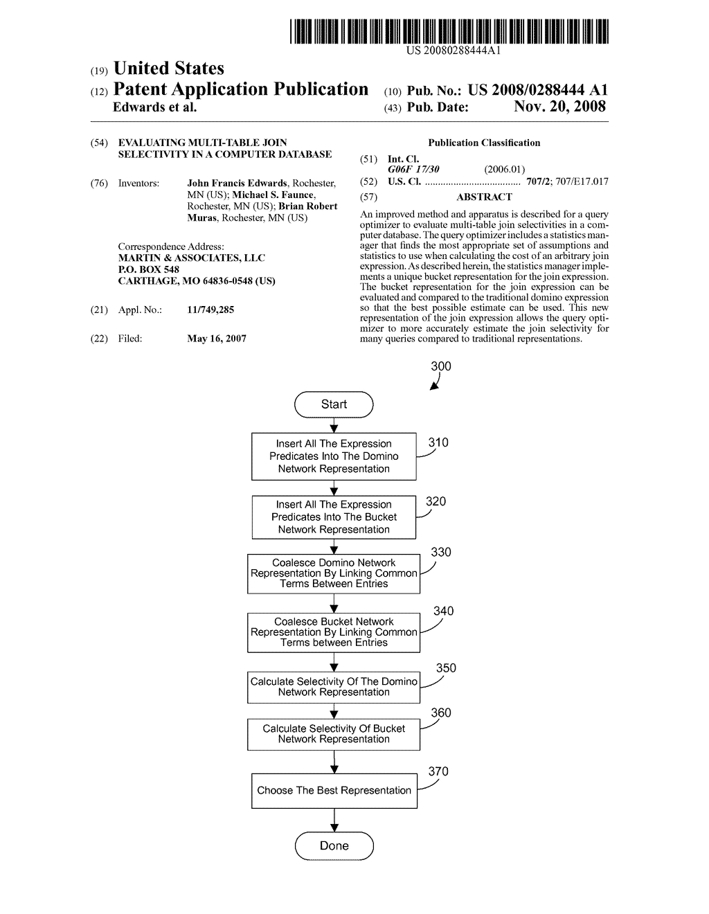 Evaluating Multi-Table Join Selectivity in a Computer Database - diagram, schematic, and image 01