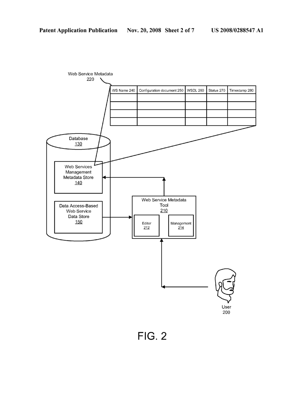 APPARATUS, SYSTEM, AND METHOD FOR A DATA SERVER-MANAGED WEB SERVICES RUNTIME - diagram, schematic, and image 03