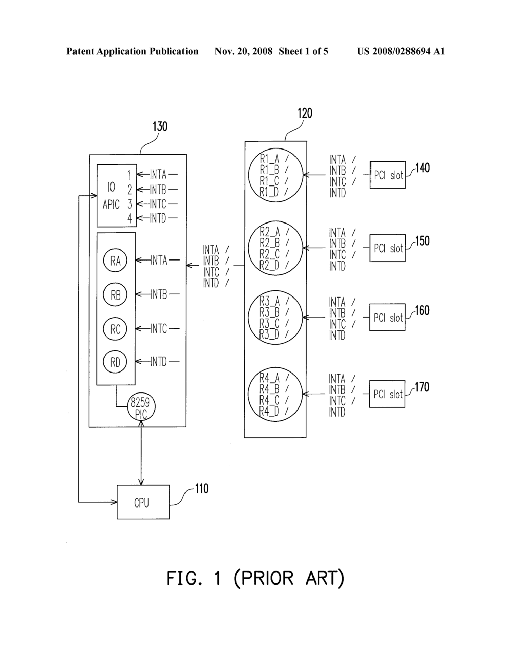 METHOD FOR DYNAMICALLY ARRANGING INTERRUPT PINS - diagram, schematic, and image 02