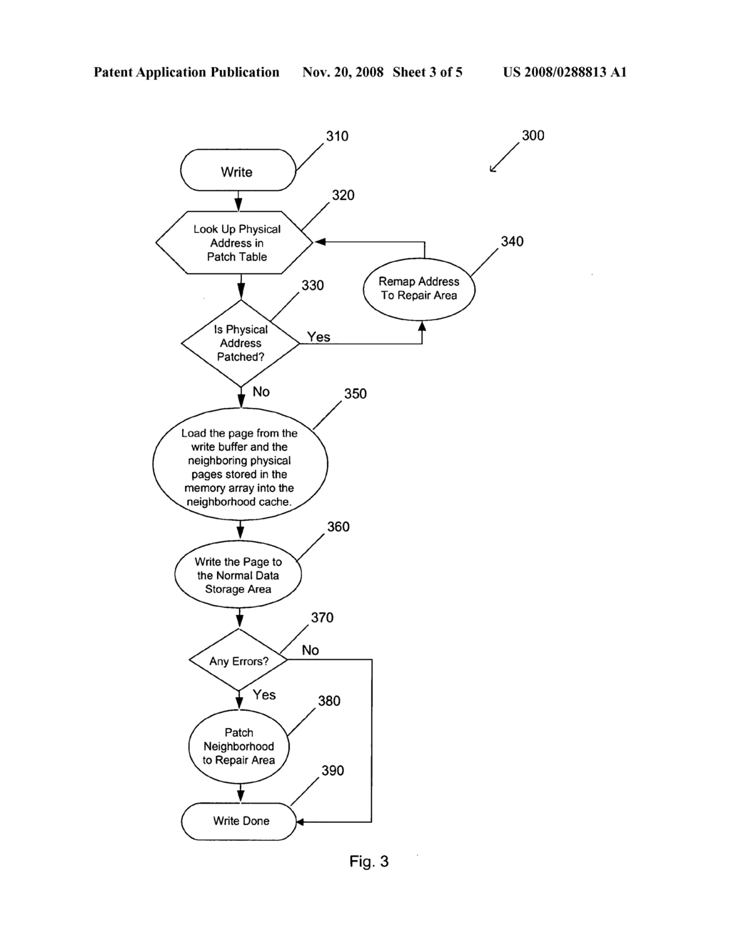 Method for repairing a neighborhood of rows in a memory array using a patch table - diagram, schematic, and image 04