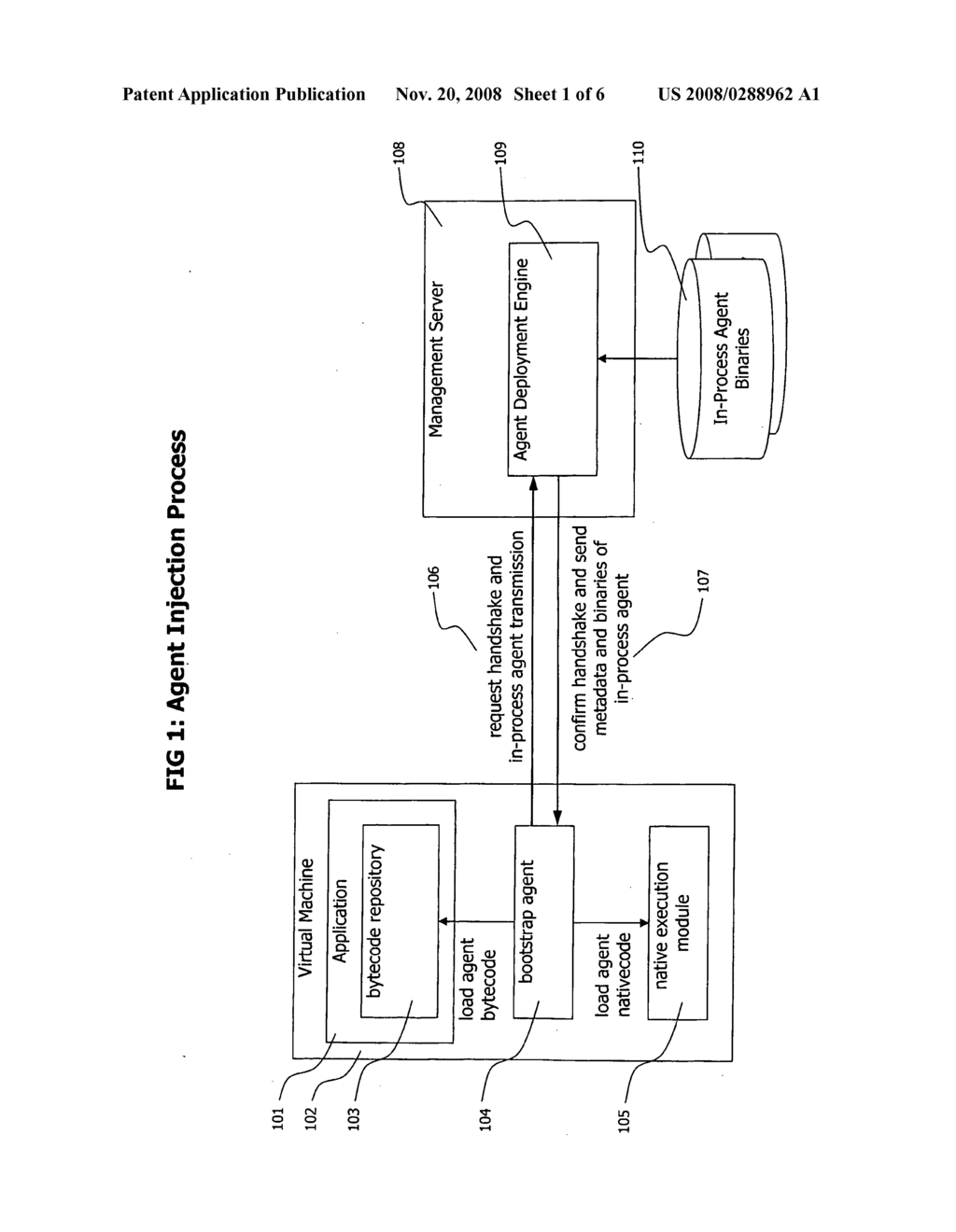 Method and System for Dynamic Remote injection of In-process Agents into Virtual Machine based Applications - diagram, schematic, and image 02