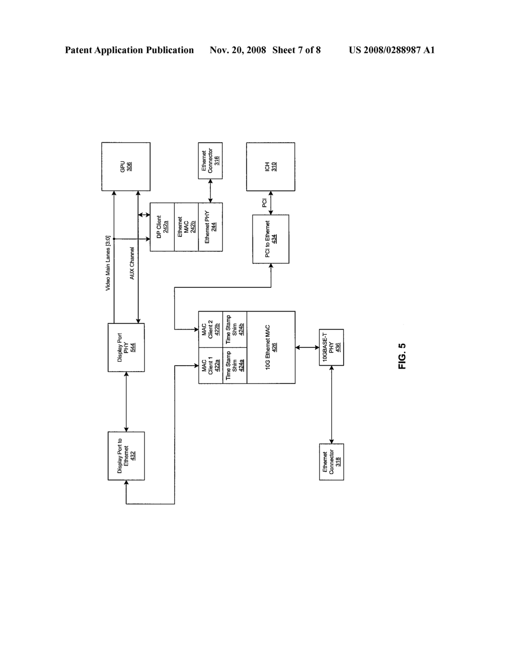 METHOD AND SYSTEM FOR UTILIZING A/V BRIDGING AND A/V BRIDGING EXTENSIONS TO REPLACE DISPLAY PORT, HDMI, DVI AND/OR ANALOG PORTS ON A PERSONAL COMPUTING SYSTEM - diagram, schematic, and image 08