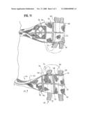 Drag harness with arm loops and handle diagram and image