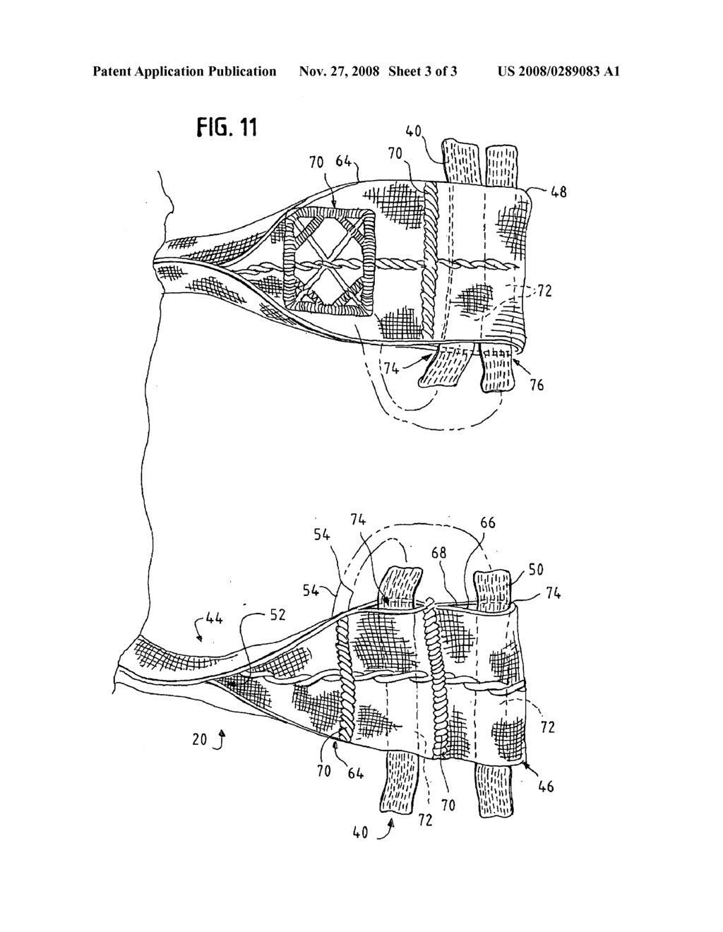 Drag harness with arm loops and handle - diagram, schematic, and image 04