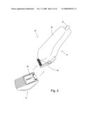 Biased comb attachment diagram and image