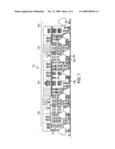 Multi-family, multi-unit building with townhouse facade having individual garages and entries diagram and image