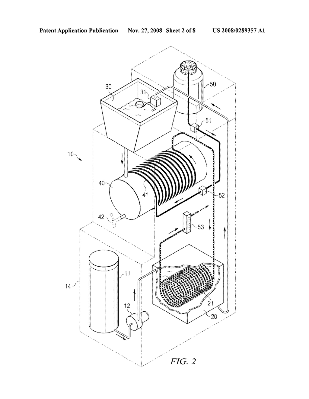 LIQUID NITROGEN COOLED BEVERAGE DISPENSER - diagram, schematic, and image 03