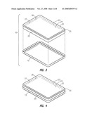 Food serving tray with cooling chamber diagram and image