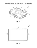 Food serving tray with cooling chamber diagram and image