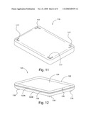 Food serving tray with cooling chamber diagram and image