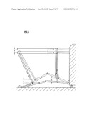 Folding, auto-leveling extension table diagram and image