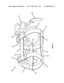 Dog training collar diagram and image