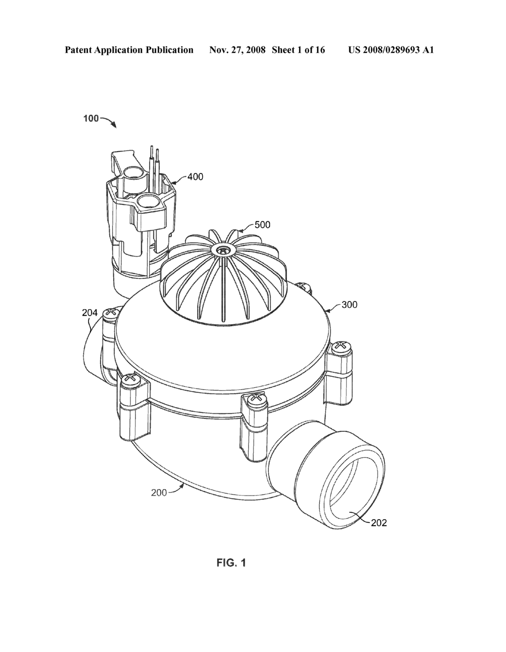 Diaphragm Valve for Irrigation Systems - diagram, schematic, and image 02