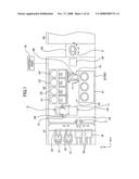 Complex pipe and coating/development processing apparatus equipped with complex pipe diagram and image