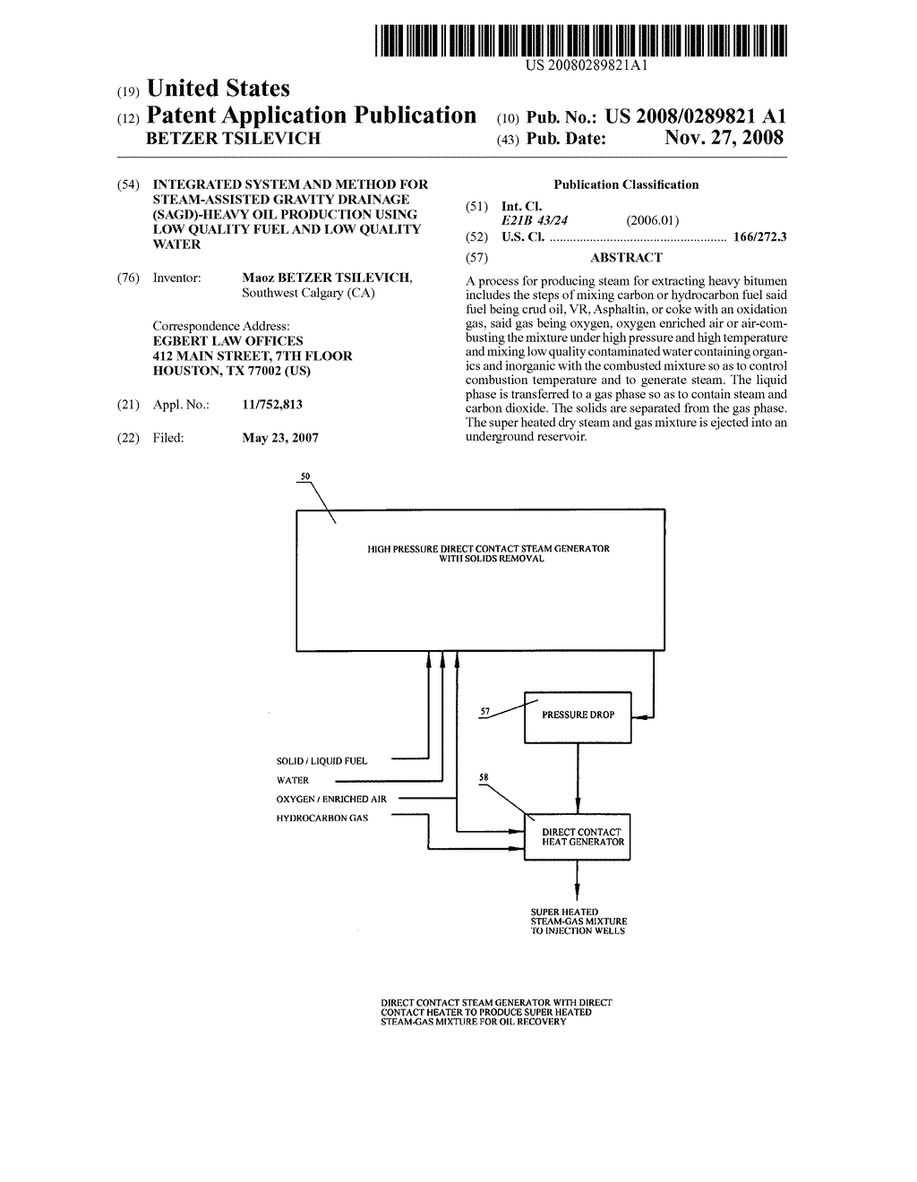 INTEGRATED SYSTEM AND METHOD FOR STEAM-ASSISTED GRAVITY DRAINAGE (SAGD)-HEAVY OIL PRODUCTION USING LOW QUALITY FUEL AND LOW QUALITY WATER - diagram, schematic, and image 01