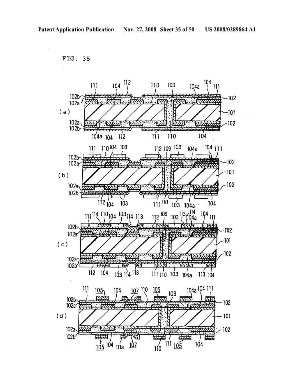 PRINTED WIRING BOARD AND METHOD FOR PRODUCING THE SAME - diagram, schematic, and image 36