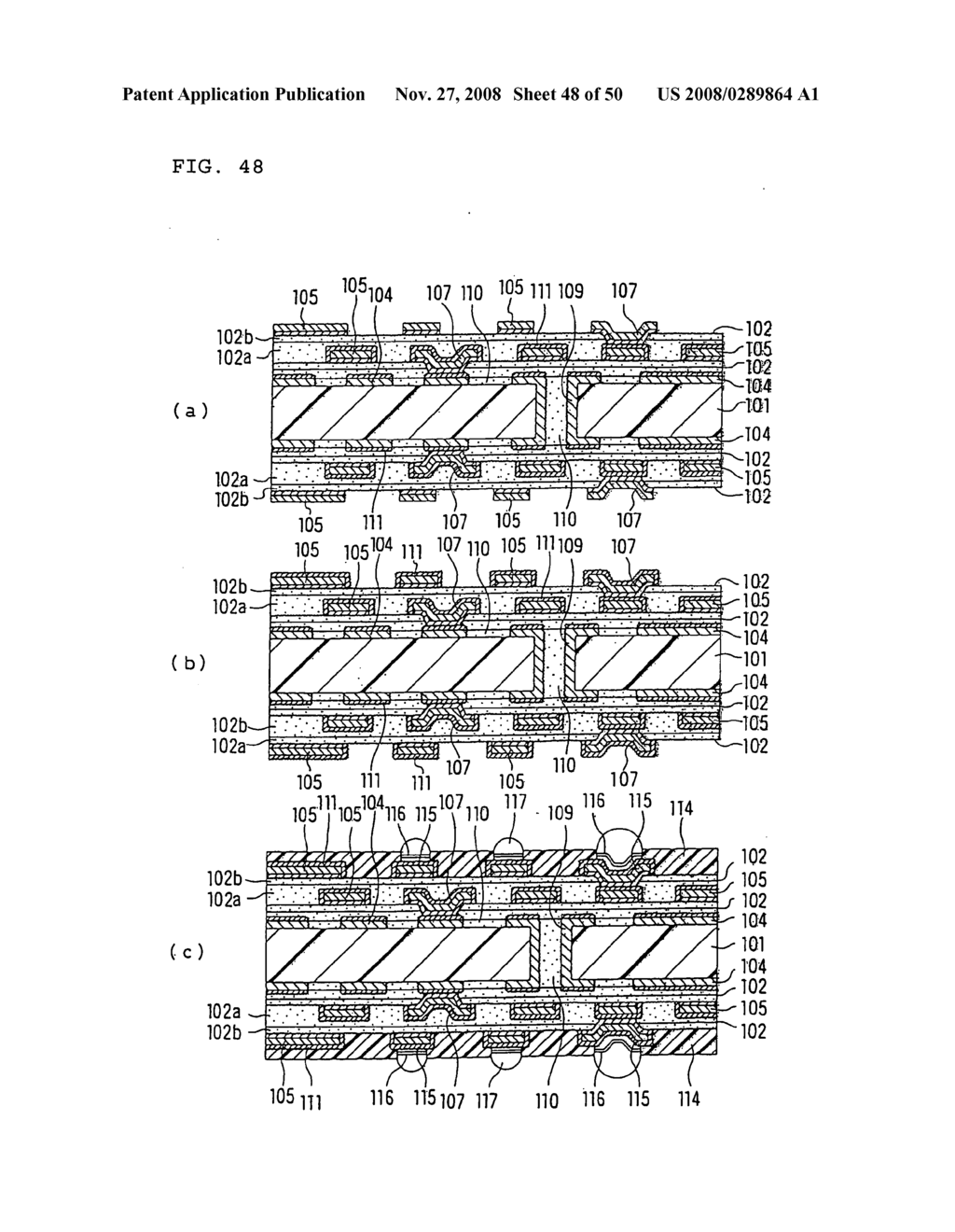 PRINTED WIRING BOARD AND METHOD FOR PRODUCING THE SAME - diagram, schematic, and image 49