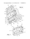 Network enclosure with removable and interchangeable sides diagram and image