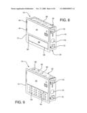 Network enclosure with removable and interchangeable sides diagram and image