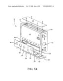 Network enclosure with removable and interchangeable sides diagram and image