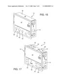 Network enclosure with removable and interchangeable sides diagram and image