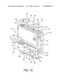 Network enclosure with removable and interchangeable sides diagram and image