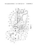 VEHICLE BODY COOLING STRUCTURE FOR MOTORCYCLE AND MOTORCYCLE diagram and image