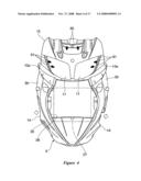 VEHICLE BODY COOLING STRUCTURE FOR MOTORCYCLE AND MOTORCYCLE diagram and image