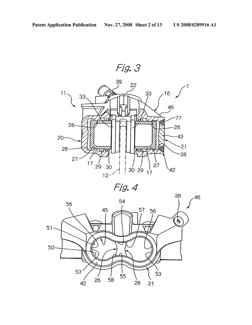 Cylinder apparatus and disk brake - diagram, schematic, and image 03