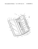 PORTABLE DISPLAY CONTAINER FOR HAIR CLIPPERS diagram and image