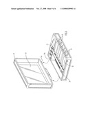 PORTABLE DISPLAY CONTAINER FOR HAIR CLIPPERS diagram and image